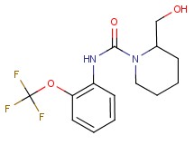 2-(hydroxymethyl)-N-[2-(trifluoromethoxy)phenyl]piperidine-1-carboxamide