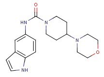 N-1H-indol-5-yl-4-morpholin-4-ylpiperidine-1-carboxamide
