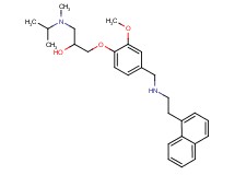 1-[isopropyl(methyl)amino]-3-[2-methoxy-4-({[2-(1-naphthyl)ethyl]amino}methyl)phenoxy]-2-propanol