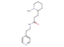 3-(1-methyl-2-piperidinyl)-N-[2-(4-pyridinyl)ethyl]propanamide