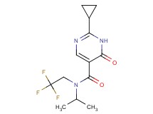 2-cyclopropyl-N-isopropyl-6-oxo-N-(2,2,2-trifluoroethyl)-1,6-dihydropyrimidine-5-carboxamide