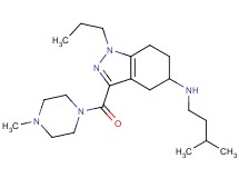 N-(3-methylbutyl)-3-[(4-methyl-1-piperazinyl)carbonyl]-1-propyl-4,5,6,7-tetrahydro-1H-indazol-5-amine