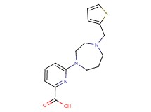 6-[4-(2-thienylmethyl)-1,4-diazepan-1-yl]-2-pyridinecarboxylic acid