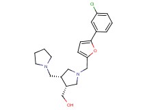 [(3R*,4R*)-1-{[5-(3-chlorophenyl)-2-furyl]methyl}-4-(pyrrolidin-1-ylmethyl)pyrrolidin-3-yl]methanol