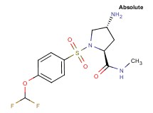(4R)-4-amino-1-{[4-(difluoromethoxy)phenyl]sulfonyl}-N-methyl-L-prolinamide