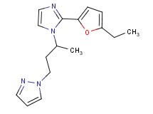 1-{3-[2-(5-ethyl-2-furyl)-1H-imidazol-1-yl]butyl}-1H-pyrazole