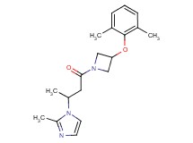1-{3-[3-(2,6-dimethylphenoxy)-1-azetidinyl]-1-methyl-3-oxopropyl}-2-methyl-1H-imidazole