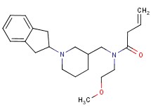 N-{[1-(2,3-dihydro-1H-inden-2-yl)-3-piperidinyl]methyl}-N-(2-methoxyethyl)-3-butenamide