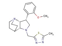 (3R*,3aR*,7aR*)-3-(2-methoxyphenyl)-1-[(5-methyl-1,3,4-thiadiazol-2-yl)methyl]octahydro-4,7-ethanopyrrolo[3,2-b]pyridine