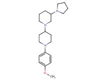 1'-(4-methoxyphenyl)-3-(1-pyrrolidinyl)-1,4'-bipiperidine