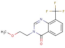 3-(2-methoxyethyl)-8-(trifluoromethyl)quinazolin-4(3H)-one