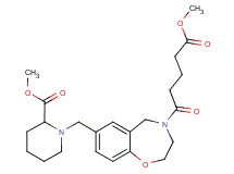 methyl 1-{[4-(5-methoxy-5-oxopentanoyl)-2,3,4,5-tetrahydro-1,4-benzoxazepin-7-yl]methyl}-2-piperidinecarboxylate