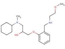 1-[cyclohexyl(methyl)amino]-3-(2-{[(2-methoxyethyl)amino]methyl}phenoxy)-2-propanol
