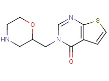 3-(morpholin-2-ylmethyl)thieno[2,3-d]pyrimidin-4(3H)-one
