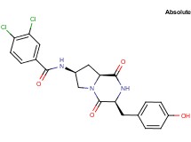 3,4-dichloro-N-[(3S,7S,8aS)-3-(4-hydroxybenzyl)-1,4-dioxooctahydropyrrolo[1,2-a]pyrazin-7-yl]benzamide
