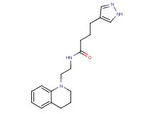 N-[2-(3,4-dihydroquinolin-1(2H)-yl)ethyl]-4-(1H-pyrazol-4-yl)butanamide