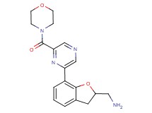 ({7-[6-(morpholin-4-ylcarbonyl)pyrazin-2-yl]-2,3-dihydro-1-benzofuran-2-yl}methyl)amine