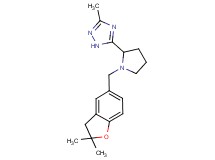 5-{1-[(2,2-dimethyl-2,3-dihydro-1-benzofuran-5-yl)methyl]pyrrolidin-2-yl}-3-methyl-1H-1,2,4-triazole