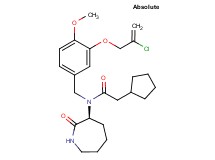 N-{3-[(2-chloro-2-propen-1-yl)oxy]-4-methoxybenzyl}-2-cyclopentyl-N-[(3S)-2-oxo-3-azepanyl]acetamide