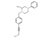 3-{4-[(2-methyl-4-phenylpiperazin-1-yl)methyl]phenyl}prop-2-yn-1-ol