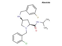 (4S)-1-(2-chlorobenzyl)-4-[(3-fluorobenzyl)amino]-N-isopropyl-L-prolinamide