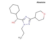 (R)-cyclohexyl[1-propyl-3-(tetrahydro-2H-pyran-4-yl)-1H-1,2,4-triazol-5-yl]methanol