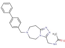 N-{[7-(4-biphenylylmethyl)-6,7,8,9-tetrahydro-5H-[1,2,4]triazolo[4,3-d][1,4]diazepin-3-yl]methyl}acetamide