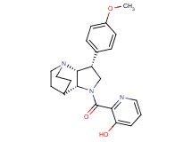 2-{[(3R*,3aR*,7aR*)-3-(4-methoxyphenyl)hexahydro-4,7-ethanopyrrolo[3,2-b]pyridin-1(2H)-yl]carbonyl}pyridin-3-ol