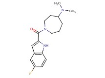 1-[(5-fluoro-1H-indol-2-yl)carbonyl]-N,N-dimethyl-4-azepanamine