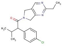 6-[2-(4-chlorophenyl)-3-methylbutanoyl]-2-ethyl-6,7-dihydro-5H-pyrrolo[3,4-d]pyrimidine