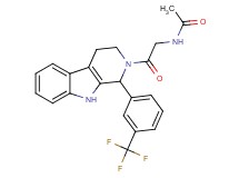 N-(2-oxo-2-{1-[3-(trifluoromethyl)phenyl]-1,3,4,9-tetrahydro-2H-beta-carbolin-2-yl}ethyl)acetamide