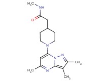 N-methyl-2-[1-(2,3,5-trimethylpyrazolo[1,5-a]pyrimidin-7-yl)-4-piperidinyl]acetamide