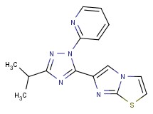 6-(3-isopropyl-1-pyridin-2-yl-1H-1,2,4-triazol-5-yl)imidazo[2,1-b][1,3]thiazole