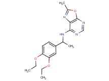 N-[1-(3,4-diethoxyphenyl)ethyl]-2-methyl[1,3]oxazolo[5,4-d]pyrimidin-7-amine