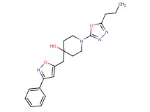 4-[(3-phenylisoxazol-5-yl)methyl]-1-(5-propyl-1,3,4-oxadiazol-2-yl)piperidin-4-ol