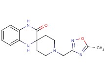 1-[(5-methyl-1,2,4-oxadiazol-3-yl)methyl]-1',4'-dihydro-3'H-spiro[piperidine-4,2'-quinoxalin]-3'-one