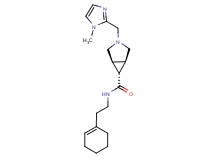 (1R*,5S*,6r)-N-(2-cyclohex-1-en-1-ylethyl)-3-[(1-methyl-1H-imidazol-2-yl)methyl]-3-azabicyclo[3.1.0]hexane-6-carboxamide