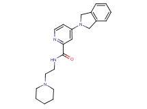 4-(1,3-dihydro-2H-isoindol-2-yl)-N-[2-(1-piperidinyl)ethyl]-2-pyridinecarboxamide