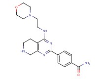 4-(4-{[2-(4-morpholinyl)ethyl]amino}-5,6,7,8-tetrahydropyrido[3,4-d]pyrimidin-2-yl)benzamide dihydrochloride