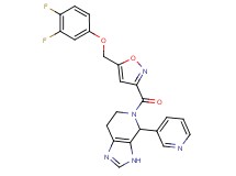 5-({5-[(3,4-difluorophenoxy)methyl]-3-isoxazolyl}carbonyl)-4-(3-pyridinyl)-4,5,6,7-tetrahydro-3H-imidazo[4,5-c]pyridine