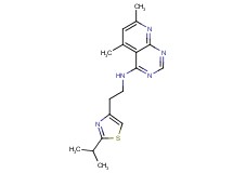 N-[2-(2-isopropyl-1,3-thiazol-4-yl)ethyl]-5,7-dimethylpyrido[2,3-d]pyrimidin-4-amine