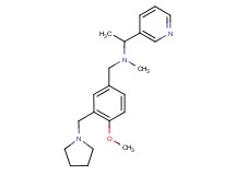 N-[4-methoxy-3-(pyrrolidin-1-ylmethyl)benzyl]-N-methyl-1-pyridin-3-ylethanamine