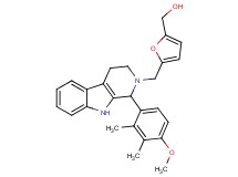 (5-{[1-(4-methoxy-2,3-dimethylphenyl)-1,3,4,9-tetrahydro-2H-beta-carbolin-2-yl]methyl}-2-furyl)methanol