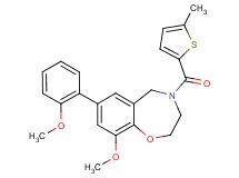 9-methoxy-7-(2-methoxyphenyl)-4-[(5-methyl-2-thienyl)carbonyl]-2,3,4,5-tetrahydro-1,4-benzoxazepine