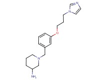 1-{3-[3-(1H-imidazol-1-yl)propoxy]benzyl}-3-piperidinamine dihydrochloride