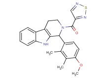 1-(4-methoxy-2,3-dimethylphenyl)-2-(1,2,5-thiadiazol-3-ylcarbonyl)-2,3,4,9-tetrahydro-1H-beta-carboline