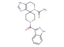 5-acetyl-1'-(1H-indazol-3-ylcarbonyl)-1,5,6,7-tetrahydrospiro[imidazo[4,5-c]pyridine-4,4'-piperidine]