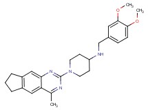 N-(3,4-dimethoxybenzyl)-1-(4-methyl-7,8-dihydro-6H-cyclopenta[g]quinazolin-2-yl)-4-piperidinamine