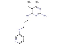 5-ethyl-6-methyl-N~4~-[3-(pyridin-3-ylamino)propyl]pyrimidine-2,4-diamine