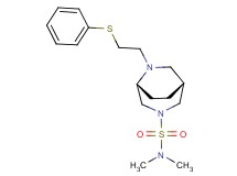 (1R*,5R*)-N,N-dimethyl-6-[2-(phenylthio)ethyl]-3,6-diazabicyclo[3.2.2]nonane-3-sulfonamide